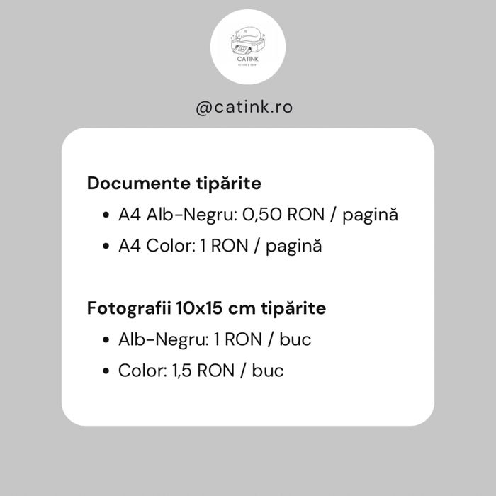 Ofer servicii design si printare