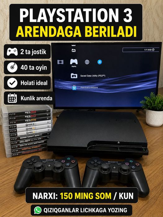 Playstation3 arendga berilad kunlik