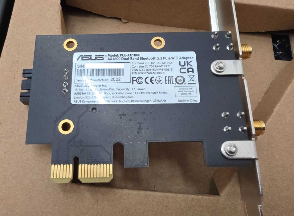 Сетевая карта ASUS PCE-AX1800