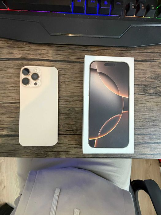 iPhone 16 Pro Max 256GB Desert Titanium – 94% Baterie