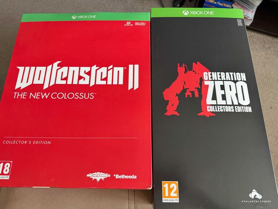 Genaration Zero и Wolfenstein 2 II Collector editions