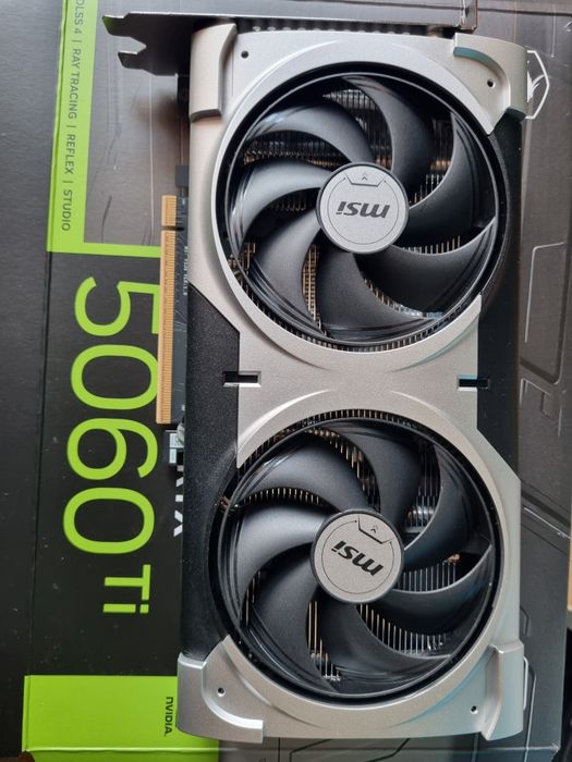 Placa video rtx 5060 TI  twin OC MSI ventus 2x 8Gb noua