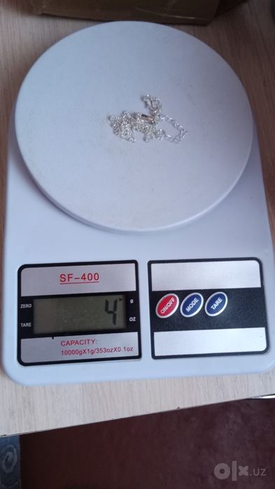 Продам серебряную цепочку с кулоном 925 проба