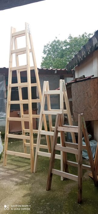 Дървени стълби, различни размери