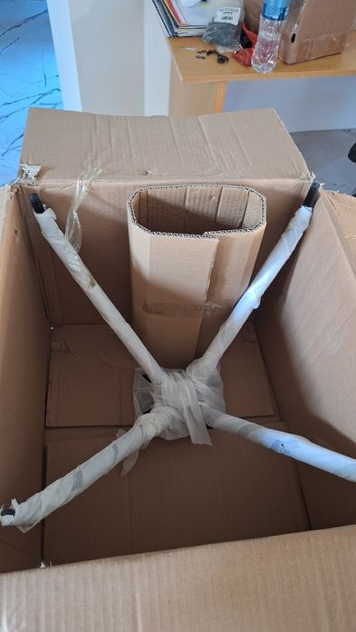 Трапезен стол Екокожа 2бр кафяв