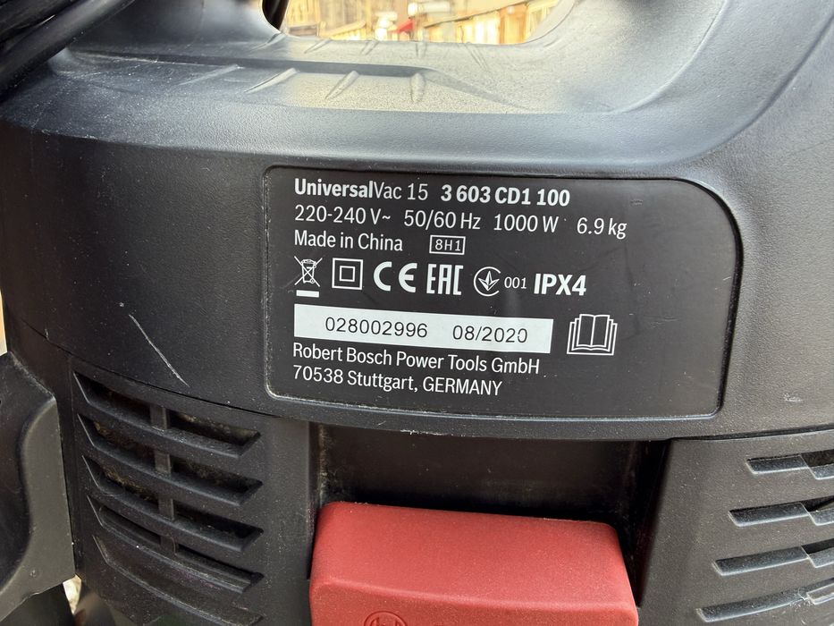 * BOSCH VAC 15 почти новый универсальный мощный пылесос