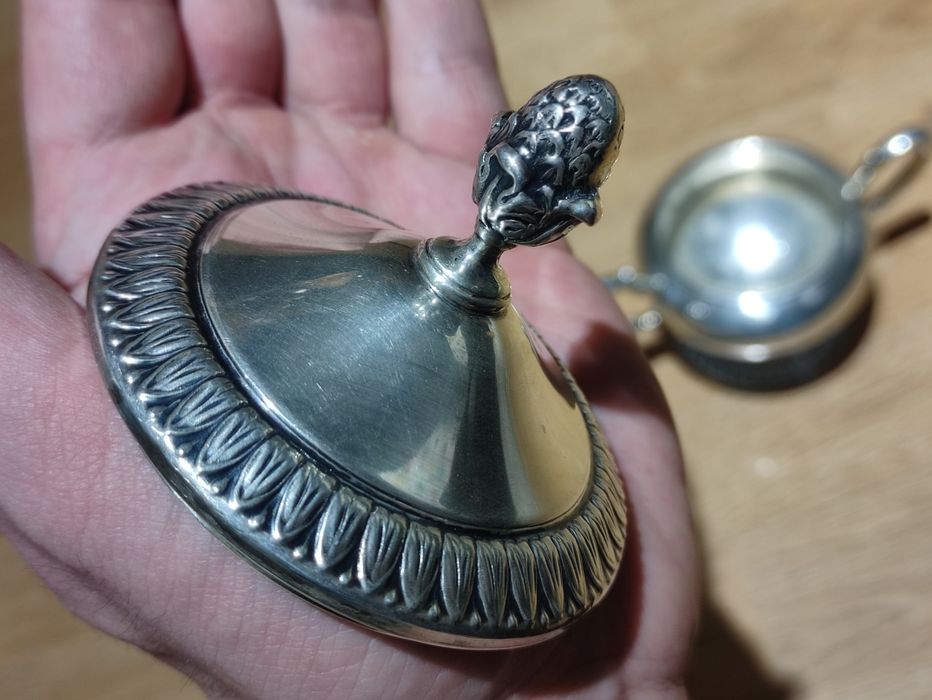 Сребърен Съд / Сребро 800 /Захарница / Купа / Чаша / Кана