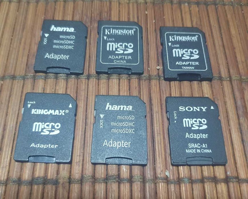 Adaptor MicroSD la SD SDHC SD HC pt card carduri de memorie telefon, tableta, camera foto, pc, calculator, card reader, player auto masina, navigatie