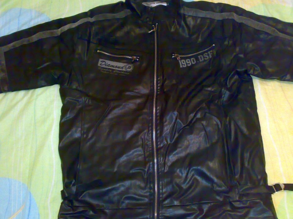 кожено яке-изкуствена кожа-размер Л за 180-185 височина