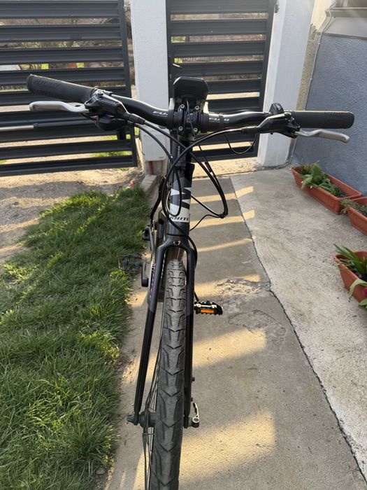 Bicicleta electrica cursiera White full Shimano