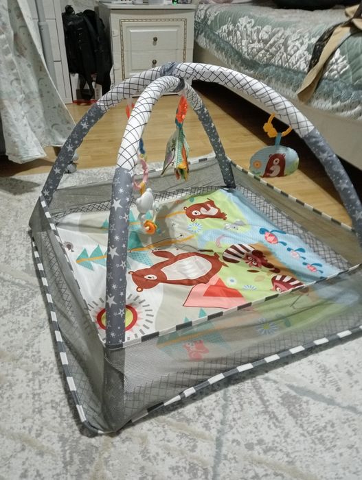 Шезлонг, коврик развивающий детский