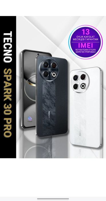 Spark 30 Pro 256gb Naqt va Nasiyaga