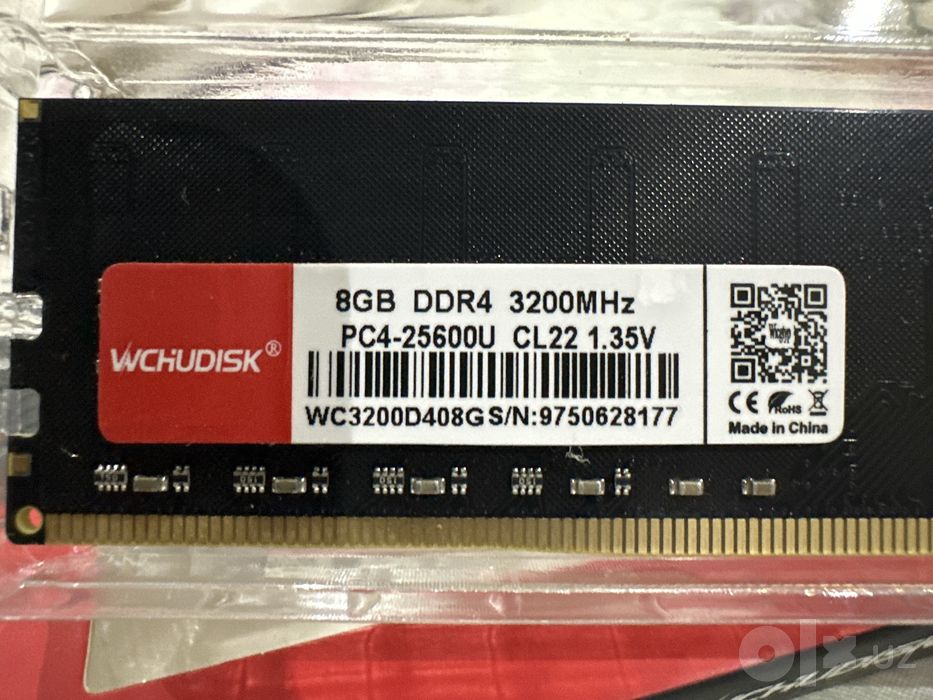 Ram/ Memory ОЗУ 8 GB DDR4