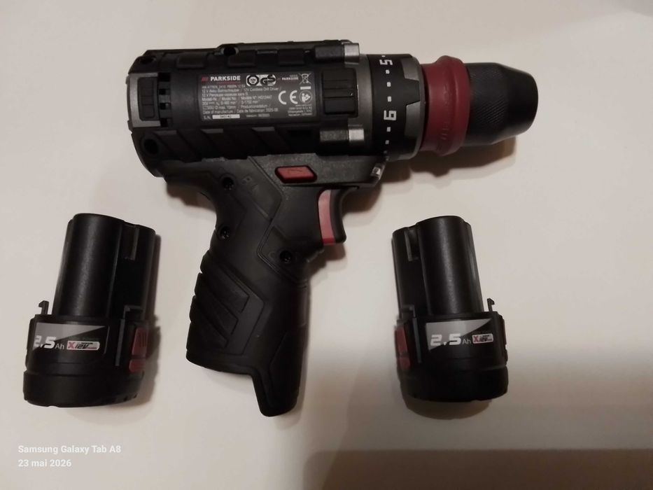Masina de insurubat Parkside cu acumulator de rezerva