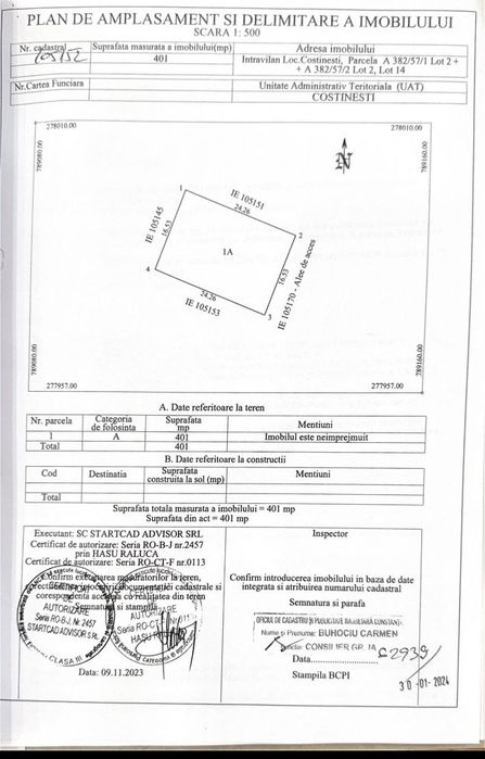 Terenuri Costinesti - plată și în rate
