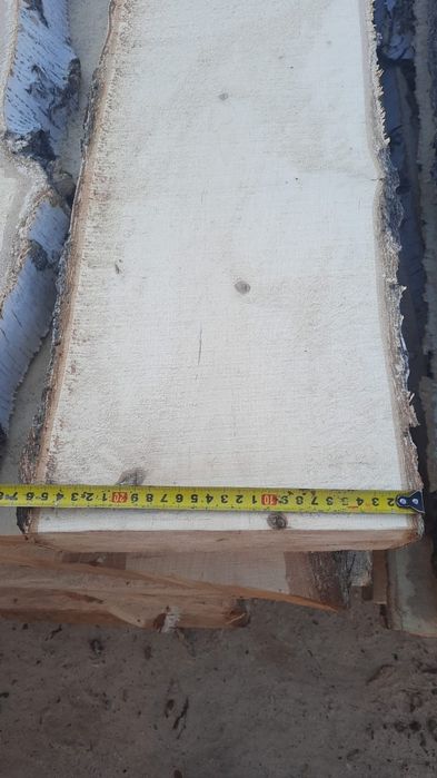 Берёза не обрезанная доска