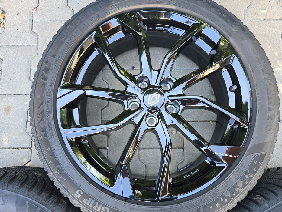 Set jante aliaj Originale Renault 19" Noi cu  anvelope  205/55 R19  Austral   Koleos   Captur   Megane   Arkana   Espace   Scenic   5x114.3mm