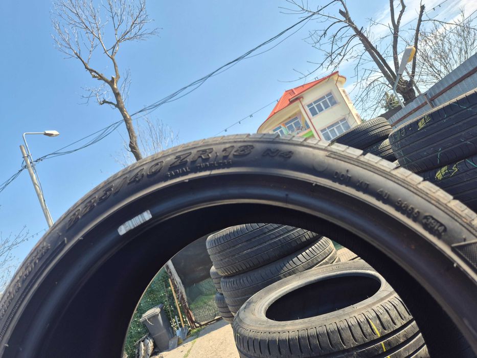 2 Anvelope de VARA - 225/40/18 - PIRELLI P-ZERO - CA UNELE NOI - DOT 2014 !