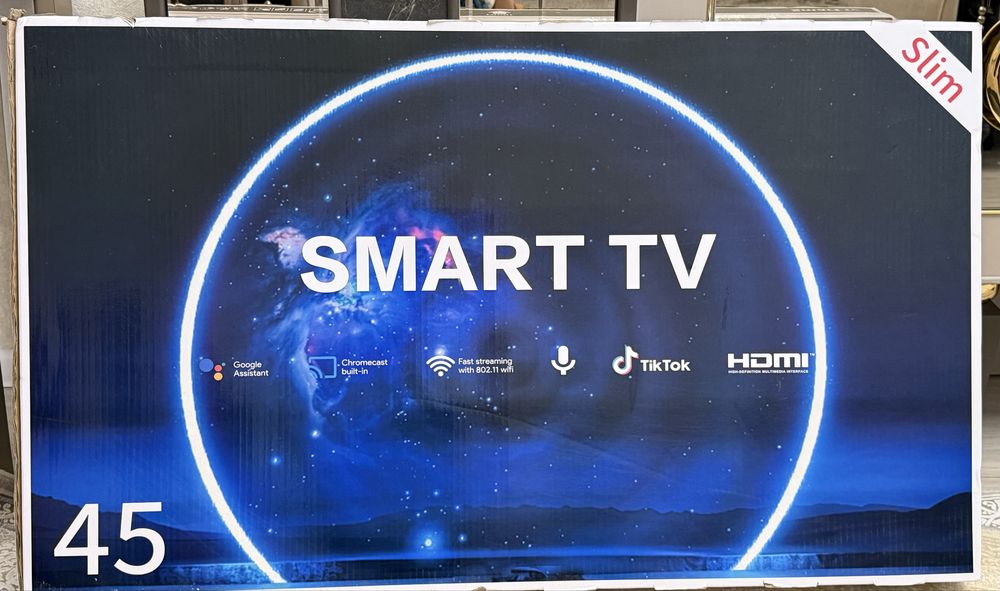 Новый Smart TV 45” Android 14 | В коробке