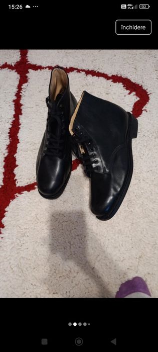 Ghete Piele Bărbați Made in Italia