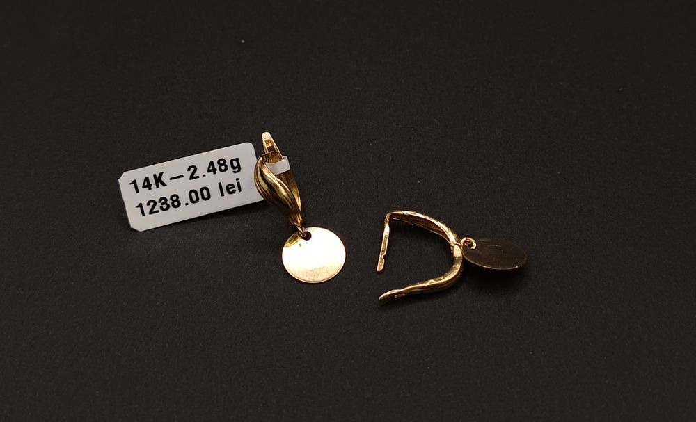 Cercei Aur 14 K/585 2,48 gr