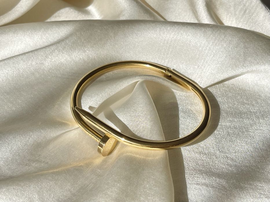 Дамски стоманени гривни пирон Carrtier