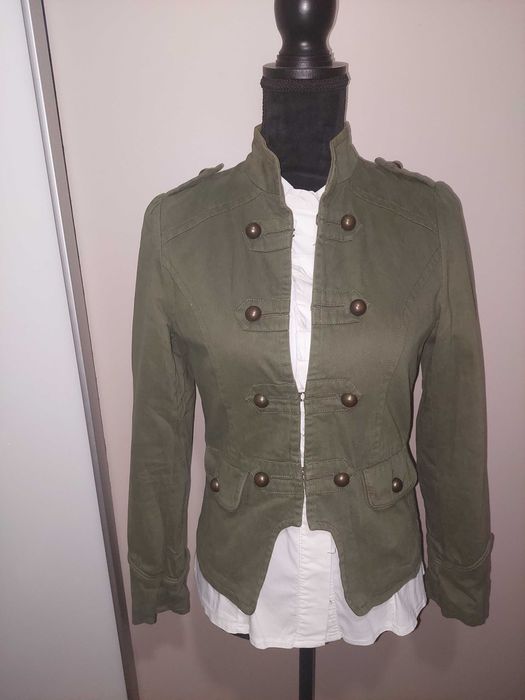 Jacheta military Zara kaki