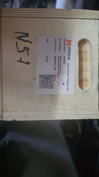 колянов вал нов за бмв 6 цилиндров-N-57.