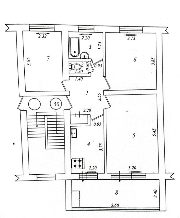 Ц-1,Садык Азимова 3/5/5 77 серия японское посольство. Балкон 2 на 6