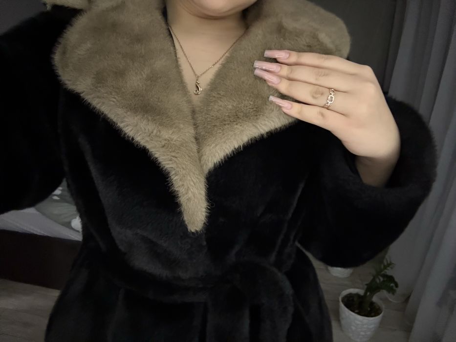 Эко шуба под норку 40-50размер