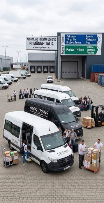 Agentie transport persoane , colete Italia