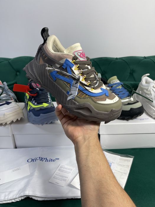 Adidasi Off White ODSY piele naturala Premium Full Box colectie noua