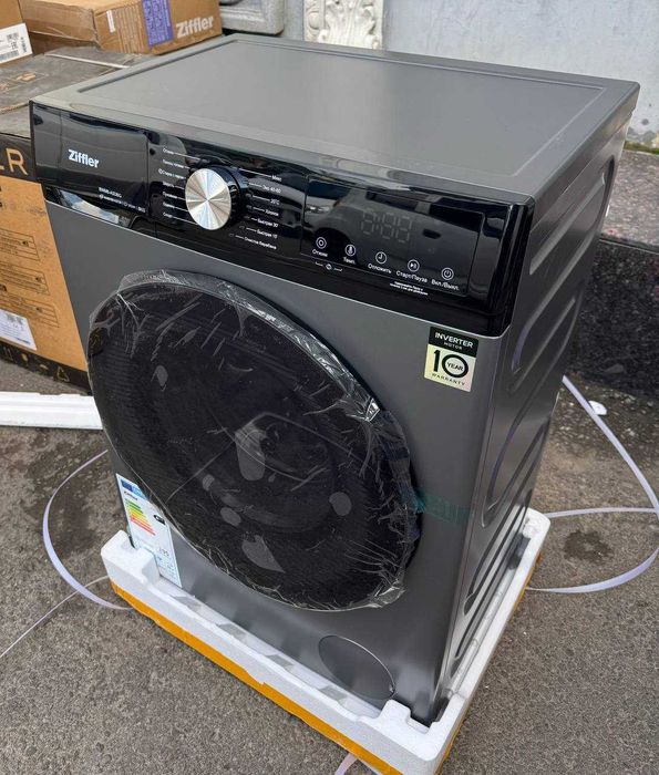 Стиральная машина Ziffler 8 кг BWM8-A5DBG  Inverter Steam