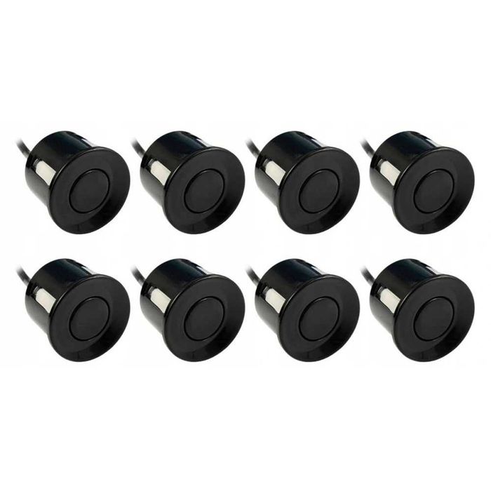 Парктроник с LED дисплей 8 датчика - Черен.