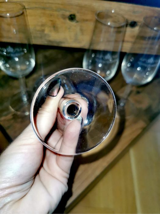 Кристални чаши шампанско брандирани тъй наречени флютс 4 бр. Flutes