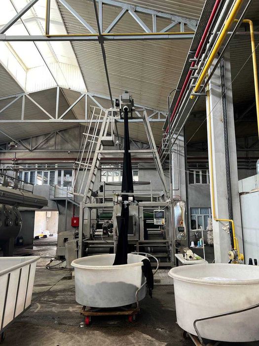 Машина для крашения полотна