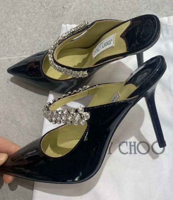 Pantofi Jimmy Choo bing 100mm pe stoc