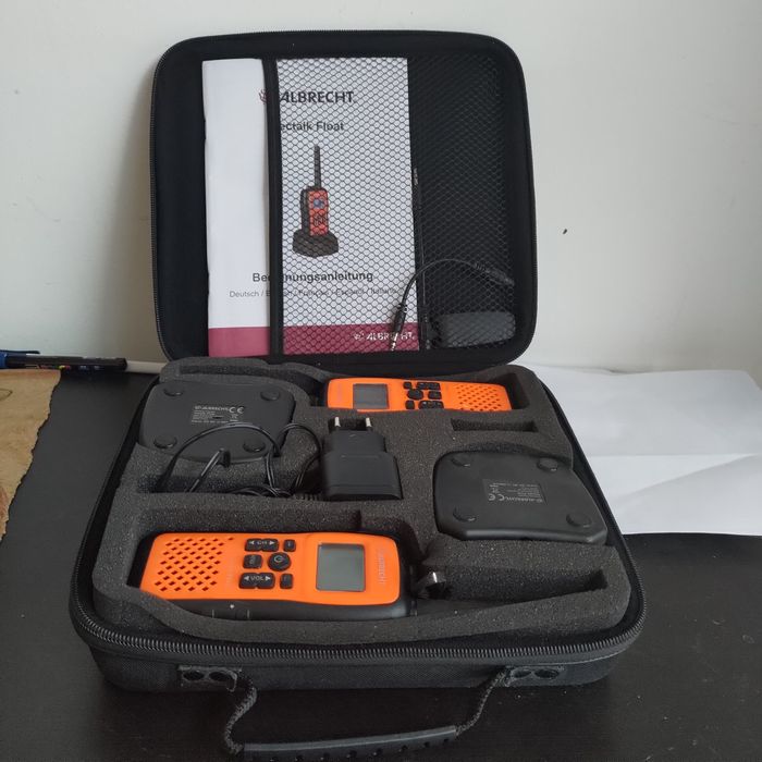 Statii emisie receptie Albrecht Tectalk Float set complet 2 buc