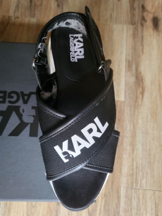 Sandale Ventura Karl Lagerfeld Negre
