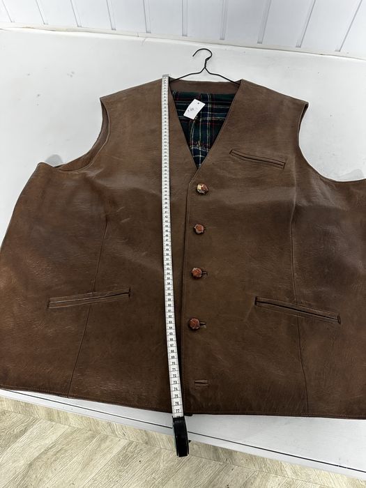 Vesta din piele 4XL - 148 cm talie
