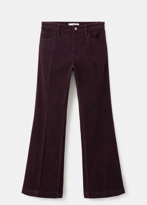 Mango джинсы flare бархатные с этикеткой