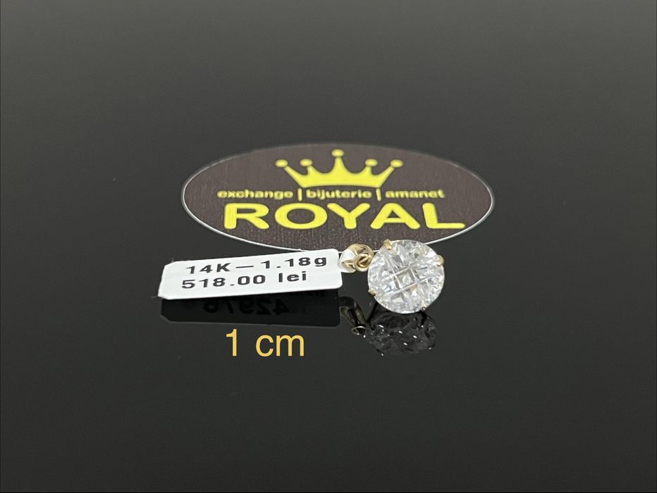 Bijuteria Royal CB : Pandantiv aur 14K 1,18 grame