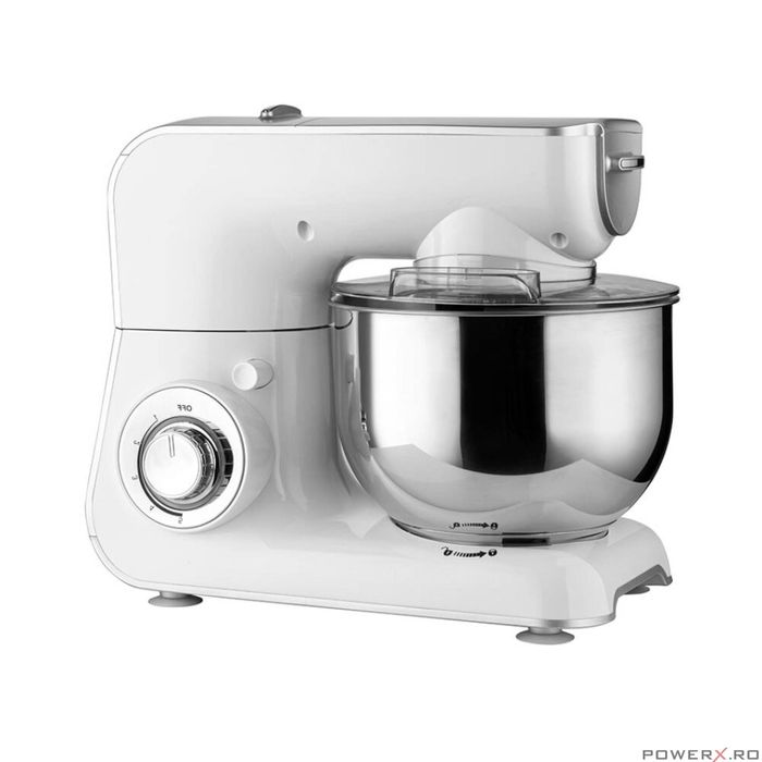 Robot de bucatarie, pentru amestecare si framantare aluat, alb,Botti