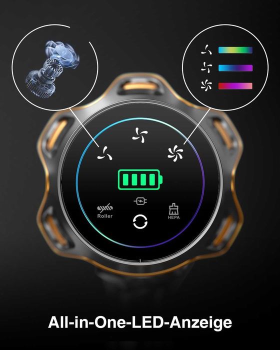 Безжична прахосмукачка Bulelink Zenith G10 45000Pa 550W с батерия до 65 минути - НОВА - Като Dyson
