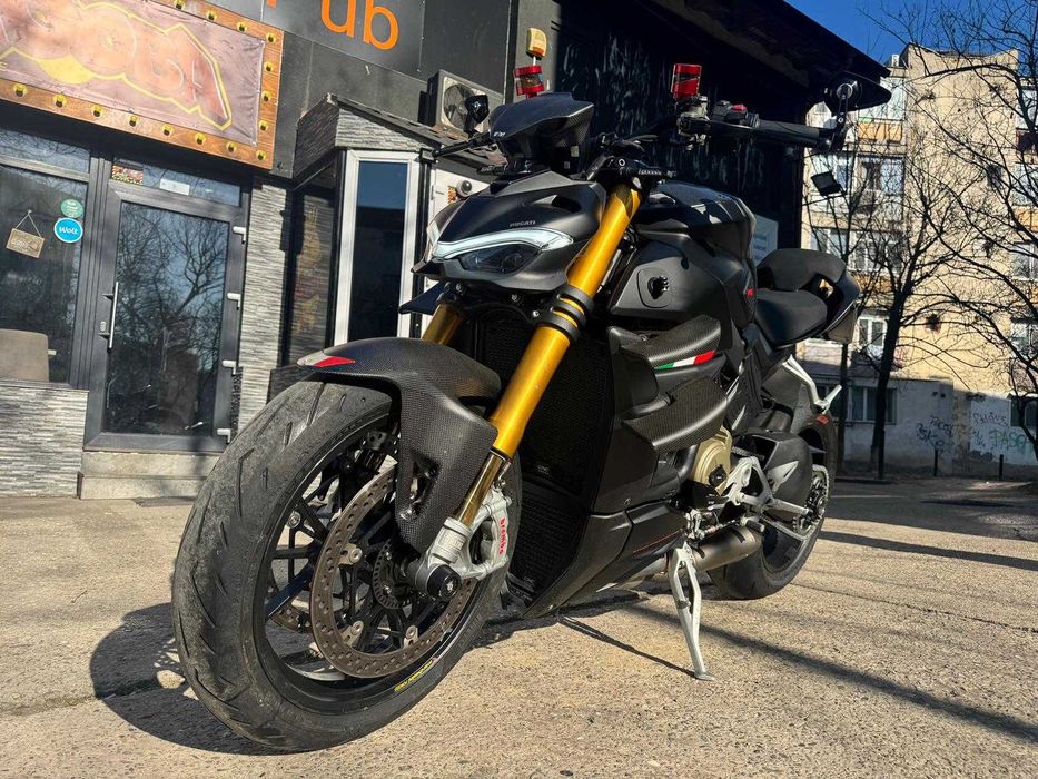 Ducati Streetfighter v4s 2021 Full Carbon Akrapovič  Stare impecabilă.