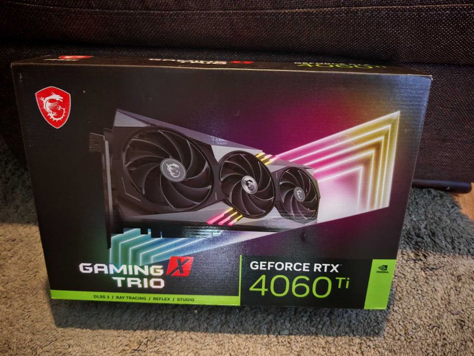 Видео карта MSI RTX 4060 Ti GAMING X TRIO 8GB GDDR6 128bit