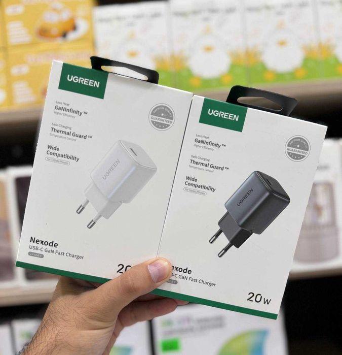 Ugreen Nexode Pro 20W, 30W, 45W GaN Dual USB-C зарядное устройство