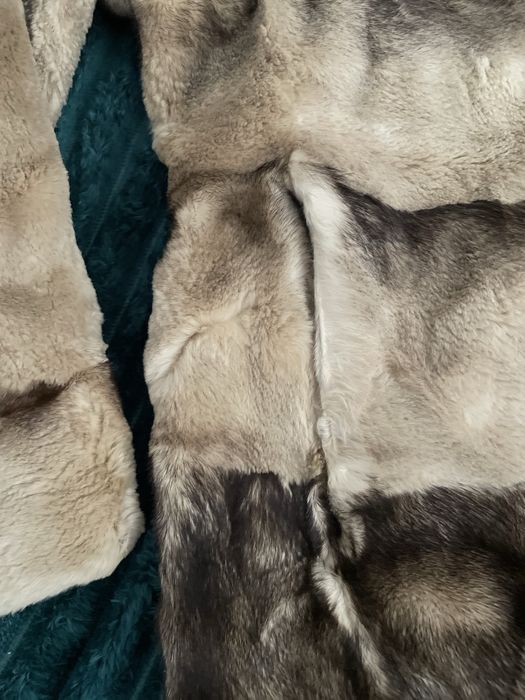 Норковая шуба с капюшоном