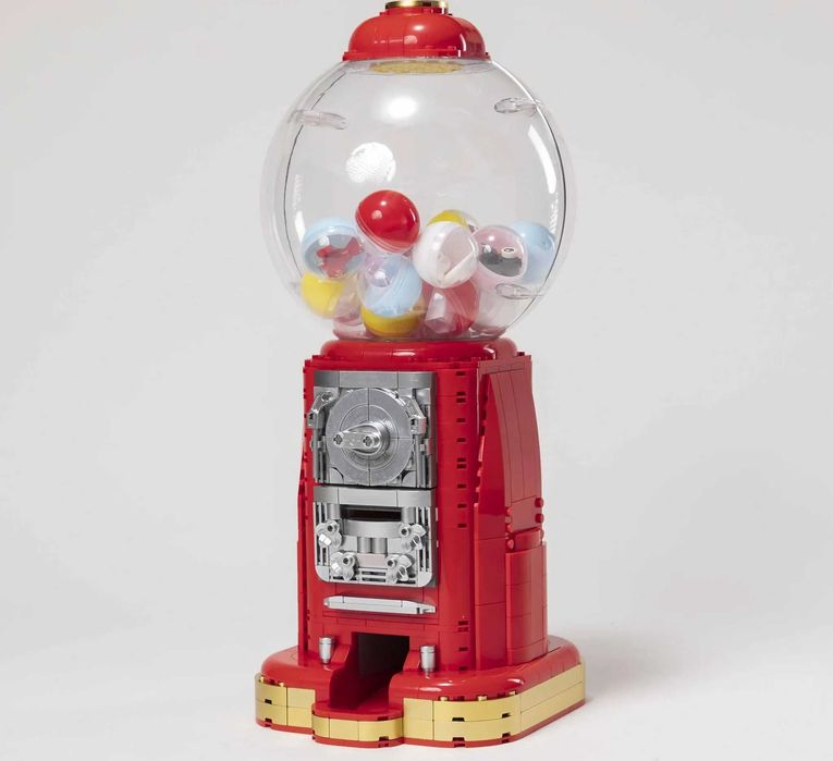 Ретро машина за топчета конструктор Retro Series Gumball Machine