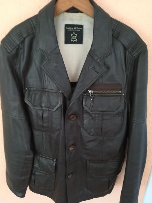 Geaca piele bărbați Tailor mărimea 48